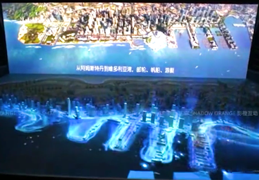 福州中央CBD 3D投影沙盘